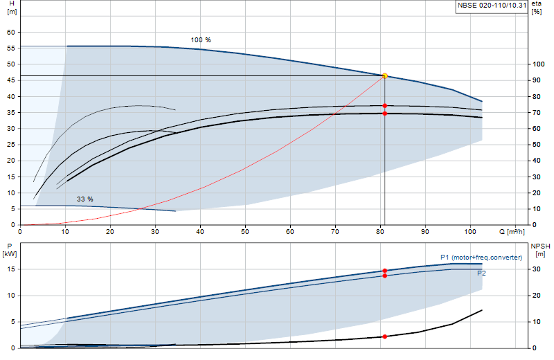 Curva di prestazione NBSE 020-110/10.31