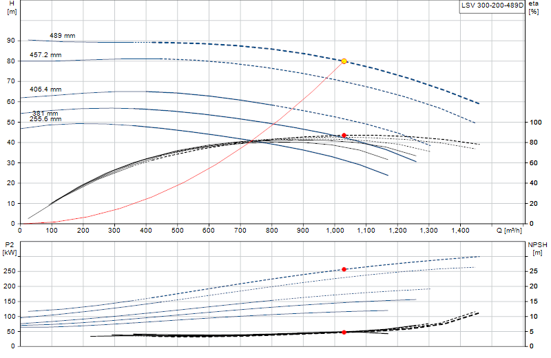 Performance curve LSV 300-200-489D