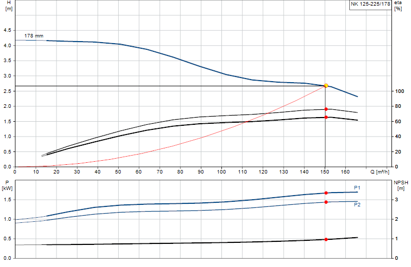 Curva di prestazione NK 125-225/178